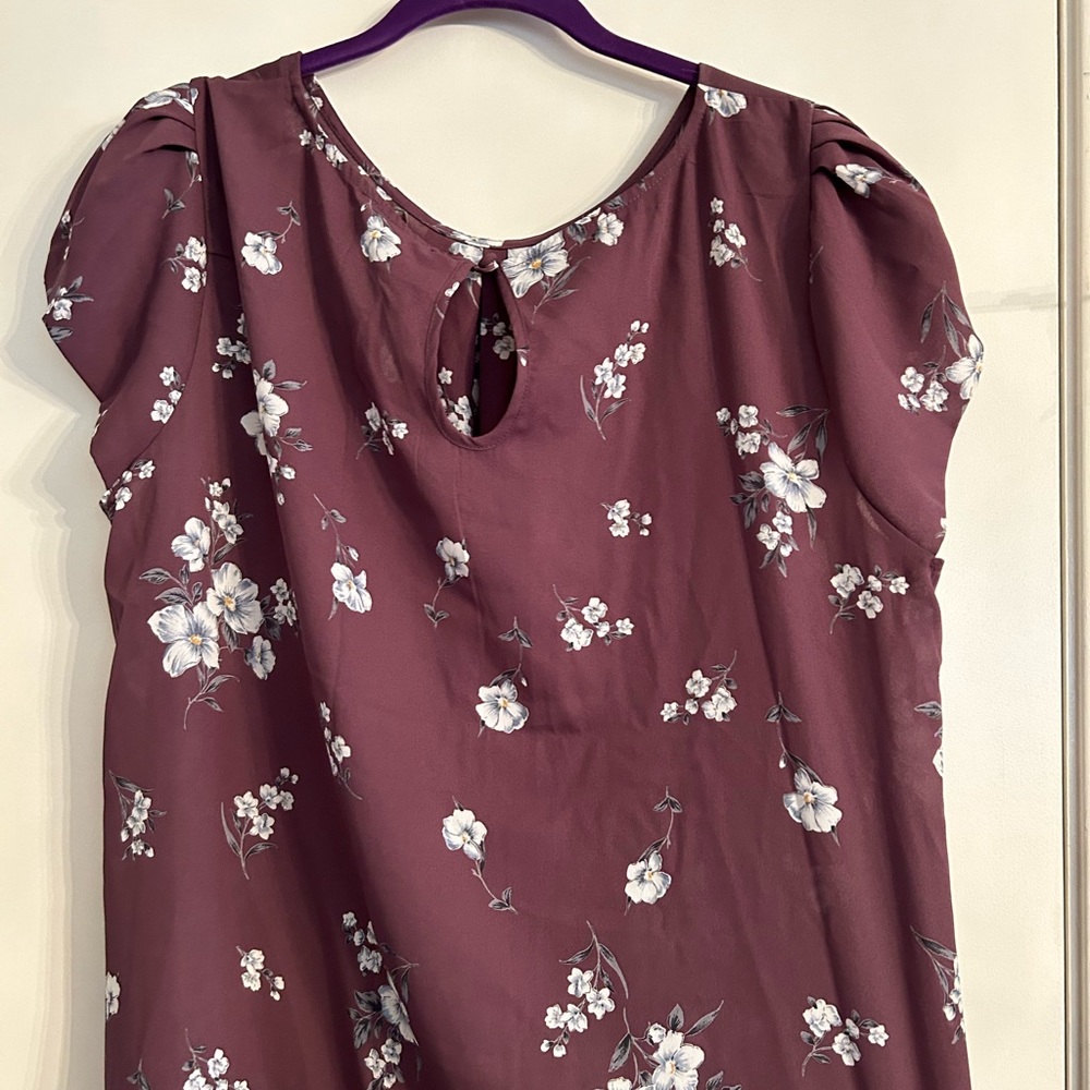 Papermoon floral blouse. 1X